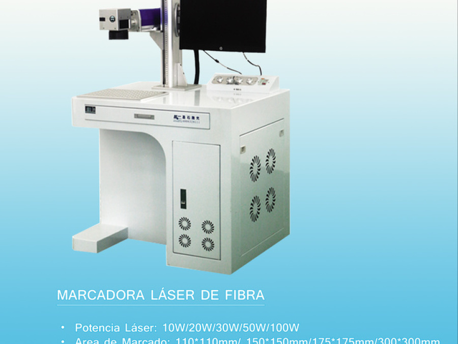 Máquina de grabado y marcado láser de fibra 20W Mopa - Han's Laser