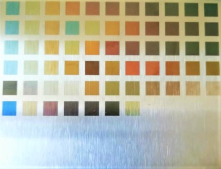 Colores que se obtienen con fibra laser